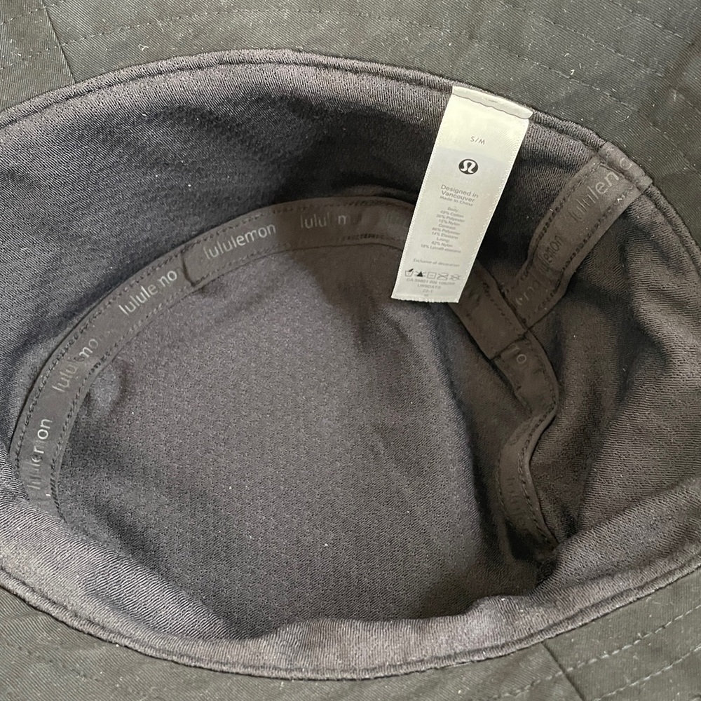 lululemon athletica Black Bucket Hat size S/M - Picture 7 of 7